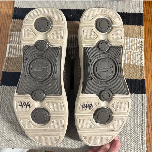 Skechers Men's 9.5 Slip-Ins Arch Fit 2.0 Grand Select Shoes Taupe Go Walk 216601 - Picture 5 of 11